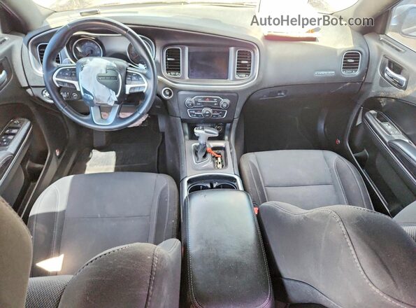 2C3CDXHG3HH576382 2017 DODGE CHARGER Gray Dashboard view