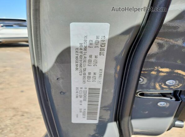 2C3CDXHG3HH576382 2017 DODGE CHARGER Gray VIN sticker view