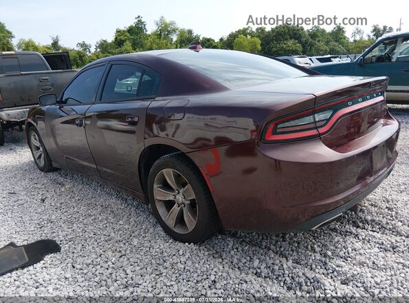 2C3CDXHG3JH124972 2018 DODGE CHARGER Maroon Հետևի ձախ