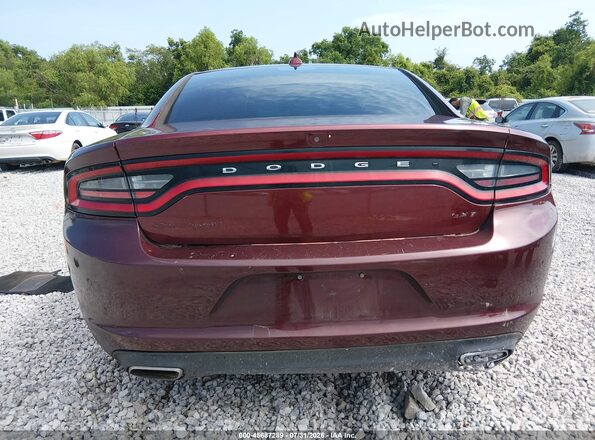 2C3CDXHG3JH124972 2018 DODGE CHARGER Maroon 