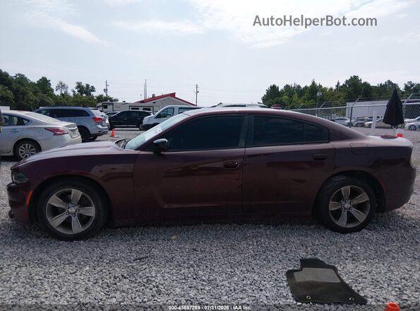 2C3CDXHG3JH124972 2018 DODGE CHARGER Maroon Սալոնի հետևի տեսք