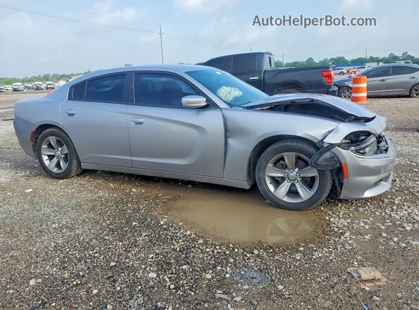 2C3CDXHG3JH125829 2018 DODGE CHARGER Silver Առջևի աջ
