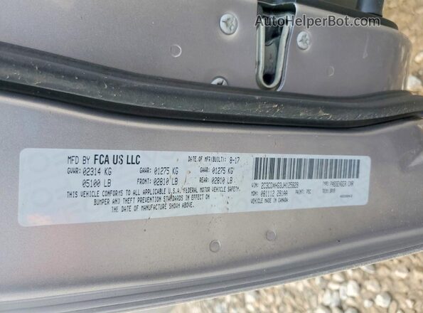 2C3CDXHG3JH125829 2018 DODGE CHARGER Silver Շարժիչի բաժամունքի տեսք