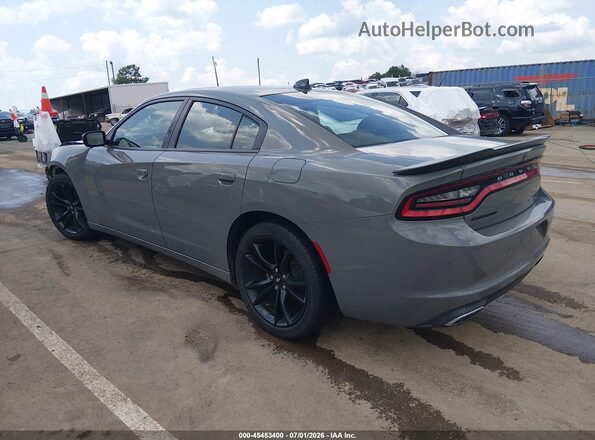 2C3CDXHG3JH220522 2018 DODGE CHARGER Gray Հետևի ձախ