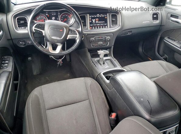 2C3CDXHG3JH306414 2018 DODGE CHARGER Синий Вид панели приборов
