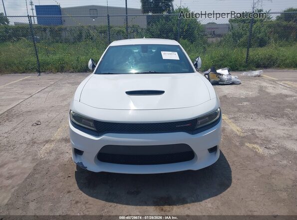 2C3CDXHG3KH567365 2019 DODGE CHARGER White Instrument cluster view