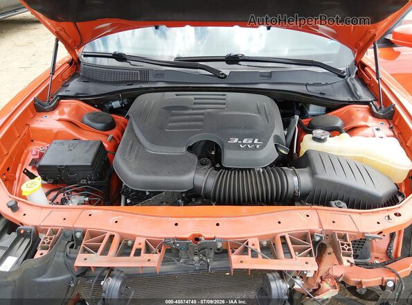 2C3CDXHG3MH619726 2021 DODGE CHARGER Оранжевый Вид сзади