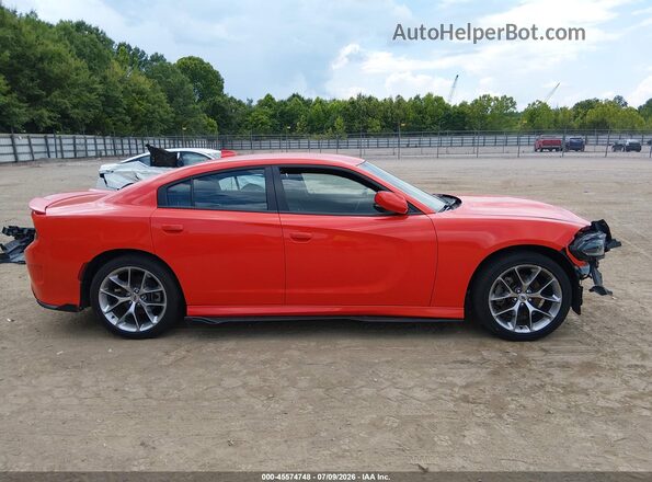 2C3CDXHG3MH619726 2021 DODGE CHARGER Оранжевый Панорамный вид салона 360°