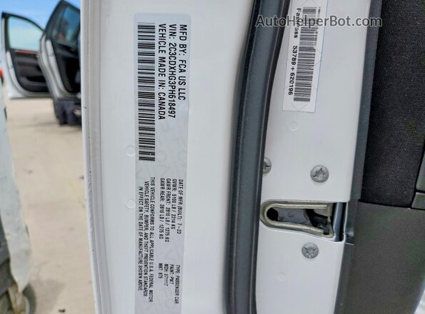 2C3CDXHG3PH618497 2023 DODGE CHARGER White ძრავის განყოფილების ხედი