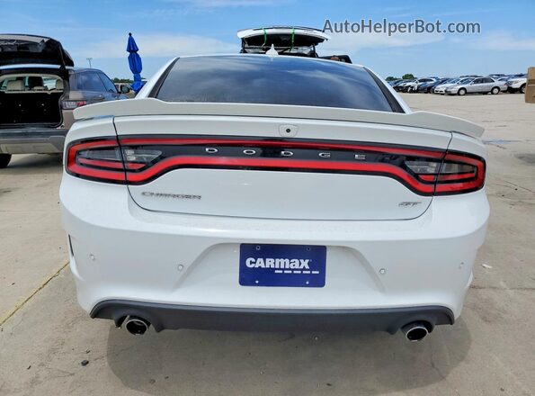 2C3CDXHG3PH618497 2023 DODGE CHARGER White უკანა ხედი