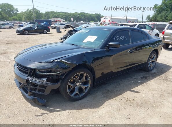 2C3CDXHG4GH241923 2016 DODGE CHARGER Black Przód lewy