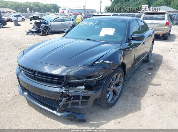 2C3CDXHG4GH241923 2016 DODGE CHARGER Black Widok z przodu