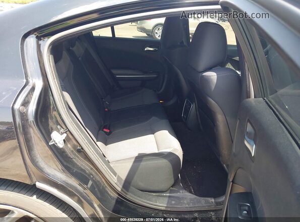 2C3CDXHG4GH241923 2016 DODGE CHARGER Black Widok naklejki z numerem VIN