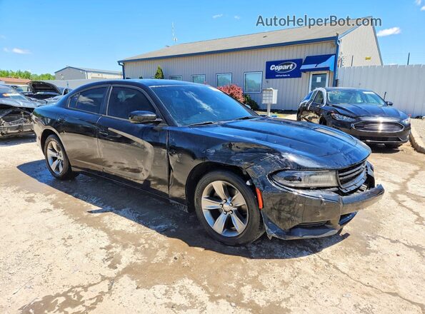 2C3CDXHG4GH257880 2016 DODGE CHARGER Black წინა მარჯვენა
