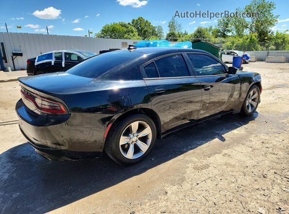 2C3CDXHG4GH257880 2016 DODGE CHARGER Black უკანა მარჯვენა