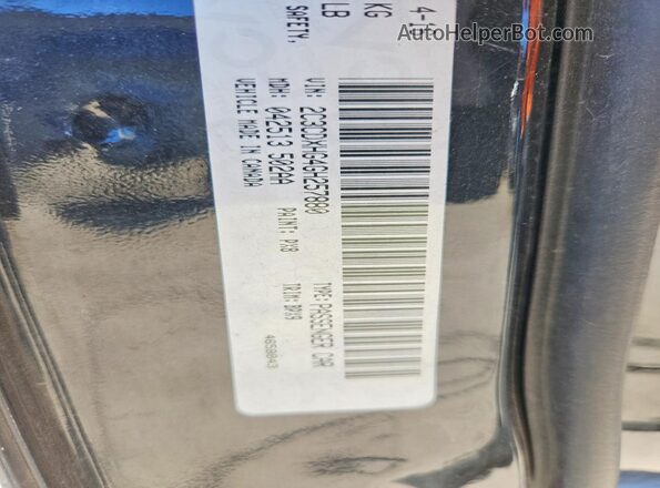 2C3CDXHG4GH257880 2016 DODGE CHARGER Black ძრავის განყოფილების ხედი
