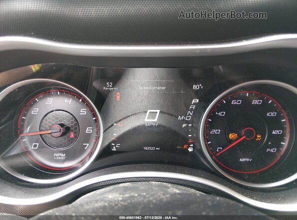 2C3CDXHG4GH259192 2016 DODGE CHARGER Black უკანა სავარძლების ხედი