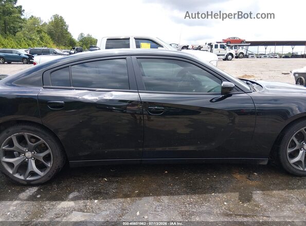 2C3CDXHG4GH259192 2016 DODGE CHARGER Black უკანა სალონის ხედი