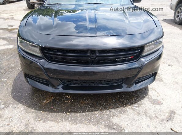 2C3CDXHG4GH259192 2016 DODGE CHARGER Black წინა ხედი