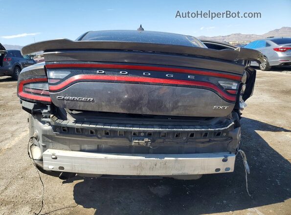 2C3CDXHG4GH265445 2016 DODGE CHARGER Charcoal Հետևի տեսք