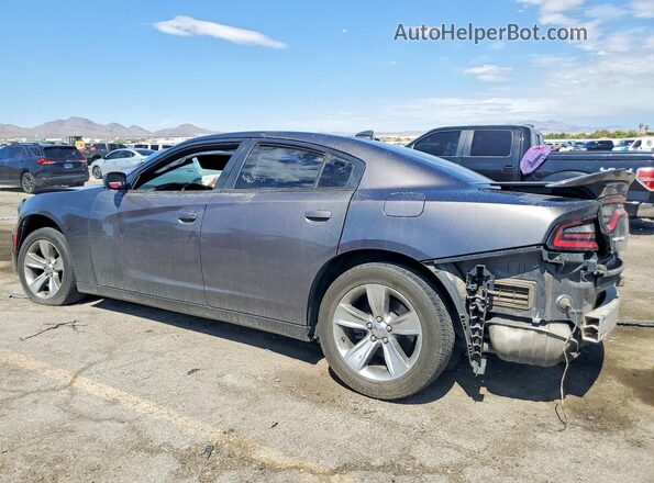 2C3CDXHG4GH265445 2016 DODGE CHARGER Charcoal Հետևի ձախ