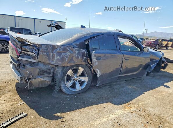 2C3CDXHG4GH265445 2016 DODGE CHARGER Charcoal Հետևի աջ