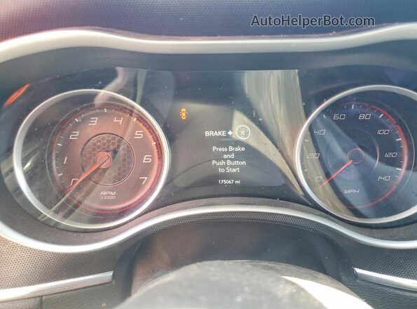 2C3CDXHG4GH332805 2016 DODGE CHARGER Charcoal ხელსაწყოთა პანელის ხედი