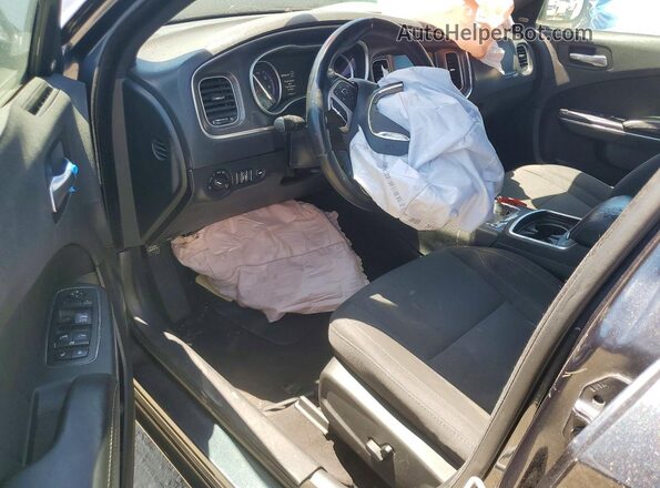 2C3CDXHG4GH332805 2016 DODGE CHARGER Charcoal წინა პანელის ხედი