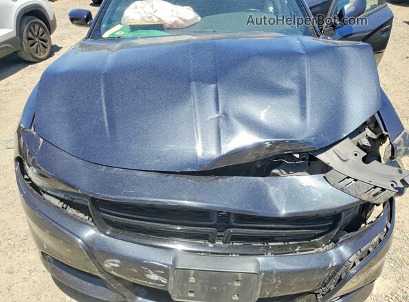 2C3CDXHG4GH332805 2016 DODGE CHARGER Charcoal უკანა სალონის ხედი