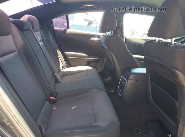 2C3CDXHG4GH332805 2016 DODGE CHARGER Charcoal უკანა სავარძლების ხედი
