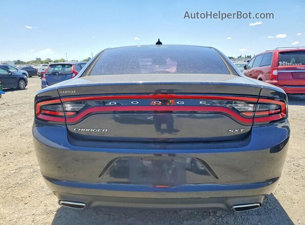 2C3CDXHG4GH332805 2016 DODGE CHARGER Charcoal უკანა ხედი