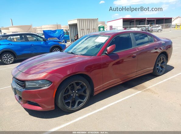 2C3CDXHG4HH541222 2017 DODGE CHARGER Red Vista tres cuartos delantera izquierda