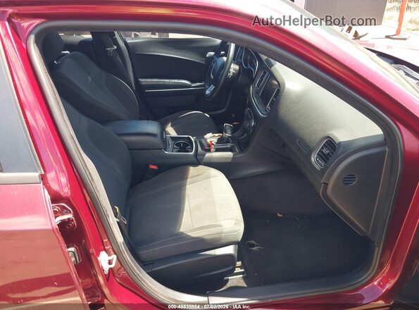 2C3CDXHG4HH541222 2017 DODGE CHARGER Red Vista interior delantera
