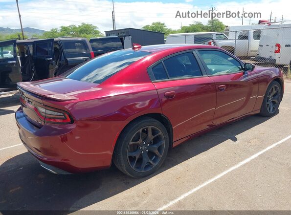 2C3CDXHG4HH541222 2017 DODGE CHARGER Red Trasero derecho