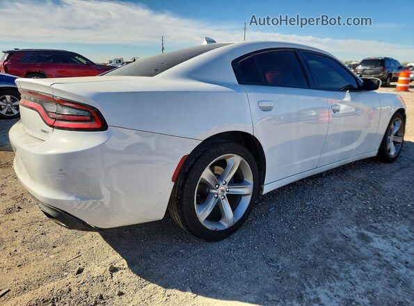 2C3CDXHG4JH119814 2018 DODGE CHARGER White Задня права чверть