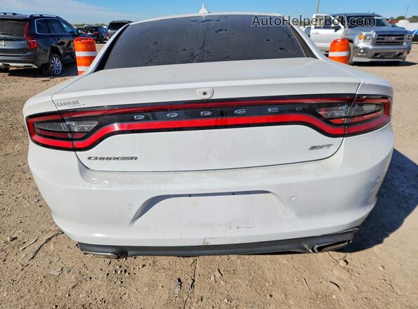 2C3CDXHG4JH119814 2018 DODGE CHARGER White Вид ззаду