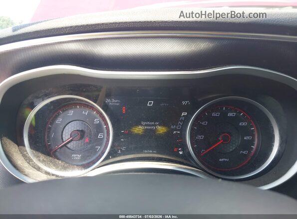 2C3CDXHG4JH124821 2018 DODGE CHARGER Burgundy Rear seats view