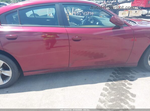 2C3CDXHG4JH124821 2018 DODGE CHARGER Burgundy Front view
