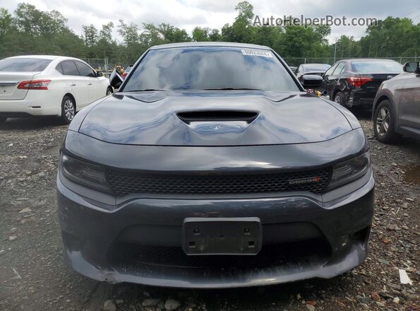 2C3CDXHG4KH527148 2019 DODGE CHARGER Угольный Вид спереди