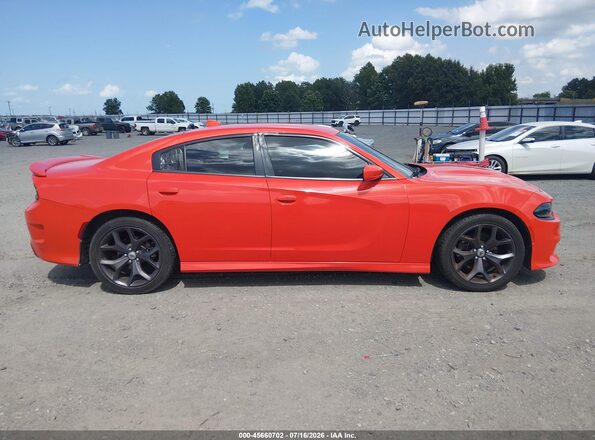 2C3CDXHG4KH718682 2019 DODGE CHARGER Orange Вид задньої частини салону