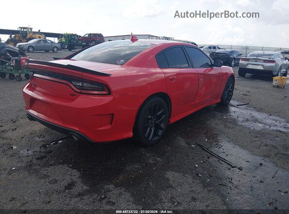 2C3CDXHG4MH559049 2021 DODGE CHARGER Красный Задняя правая четверть
