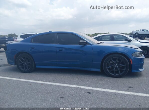 2C3CDXHG4PH505545 2023 DODGE CHARGER Blue Սալոնի հետևի տեսք