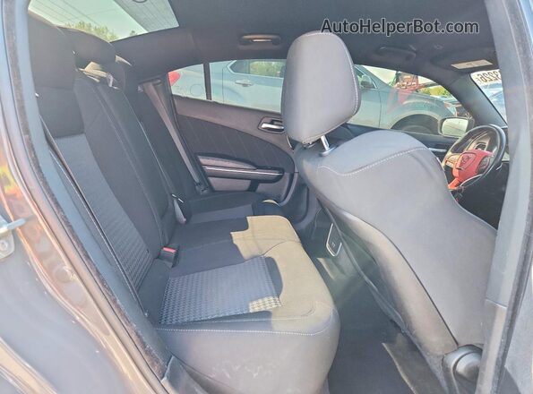 2C3CDXHG4PH591746 2023 DODGE CHARGER Gray Widok tylnych siedzeń
