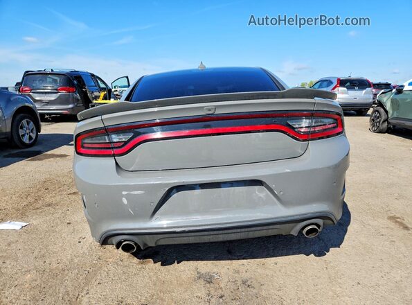 2C3CDXHG4PH591746 2023 DODGE CHARGER Gray Widok z tyłu