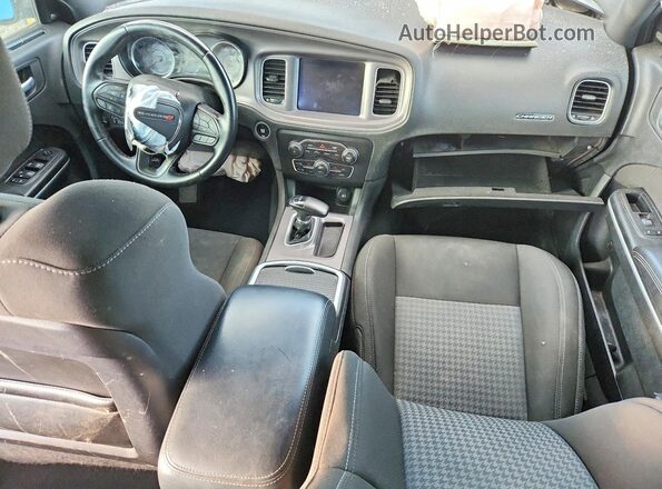 2C3CDXHG4PH598812 2023 DODGE CHARGER Blue Widok deski rozdzielczej