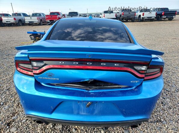 2C3CDXHG4PH598812 2023 DODGE CHARGER Blue Widok z tyłu