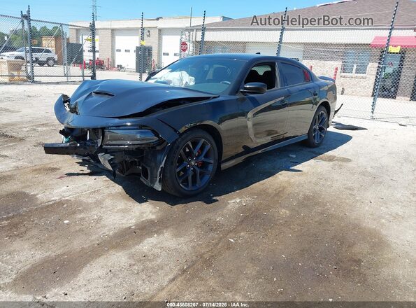 2C3CDXHG4PH611722 2023 DODGE CHARGER Черный Передняя левая четверть