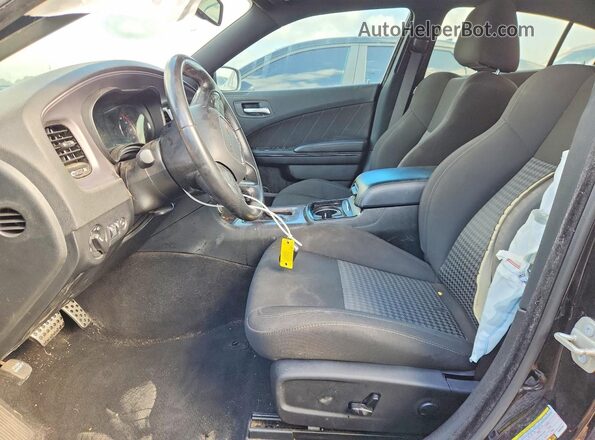 2C3CDXHG4PH631291 2023 DODGE CHARGER Black Вид салону спереду