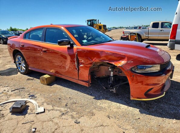 2C3CDXHG4PH642646 2023 DODGE CHARGER Orange წინა მარჯვენა