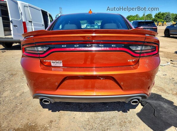 2C3CDXHG4PH642646 2023 DODGE CHARGER Orange უკანა ხედი